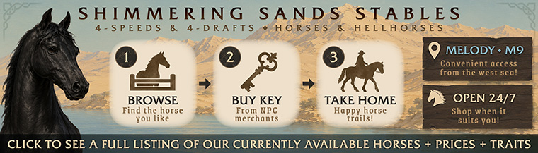 Misty Rock Horse Market on Xanadu - T12